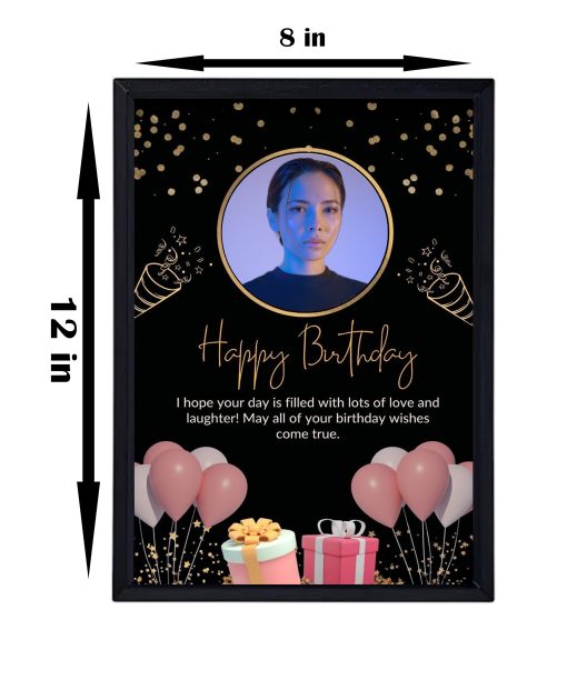Personalized Photo Frame For 1Photo Happy Birthday Bro