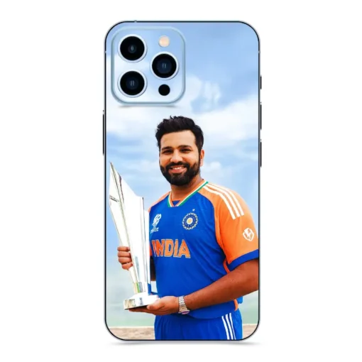 Rohit sharma with trophy