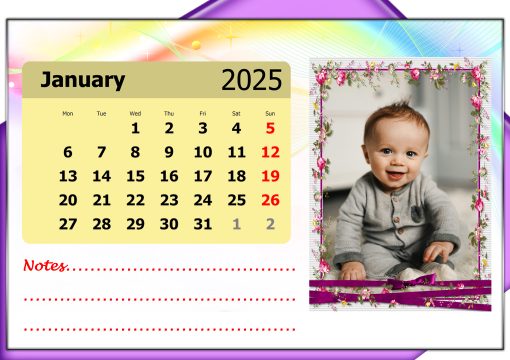 table calendar customization 2025